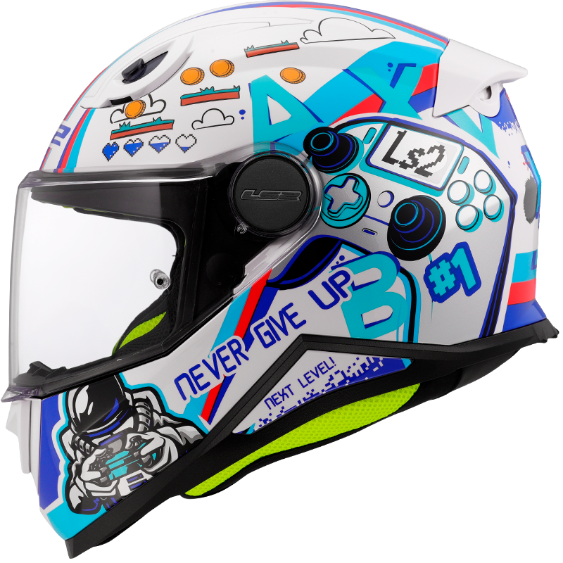 KASK LS2 FF812 KID NEXT LEVEL WHITE