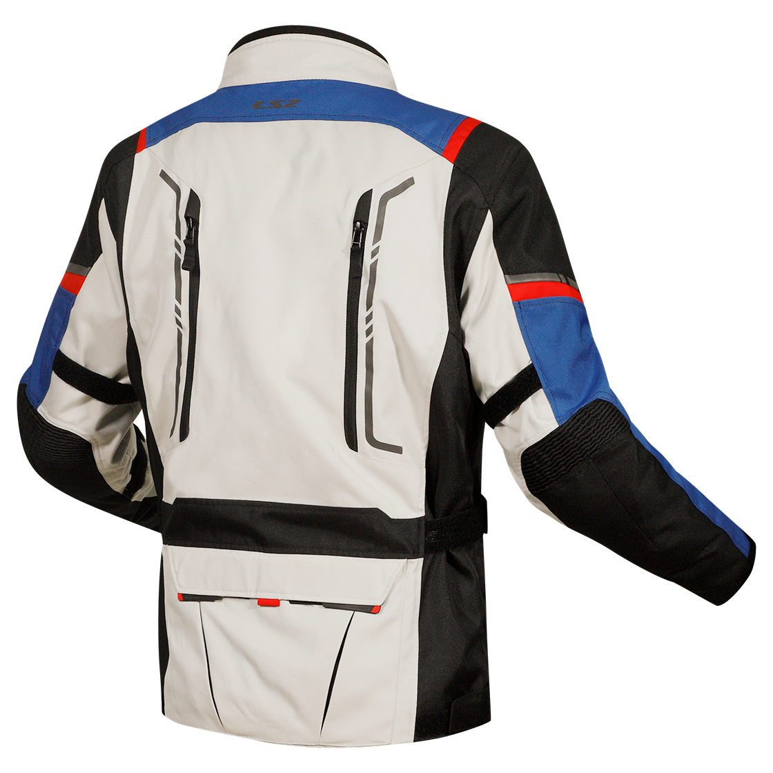 KURTKA LS2 NARVIK MAN BLUE BLACK GREY RED