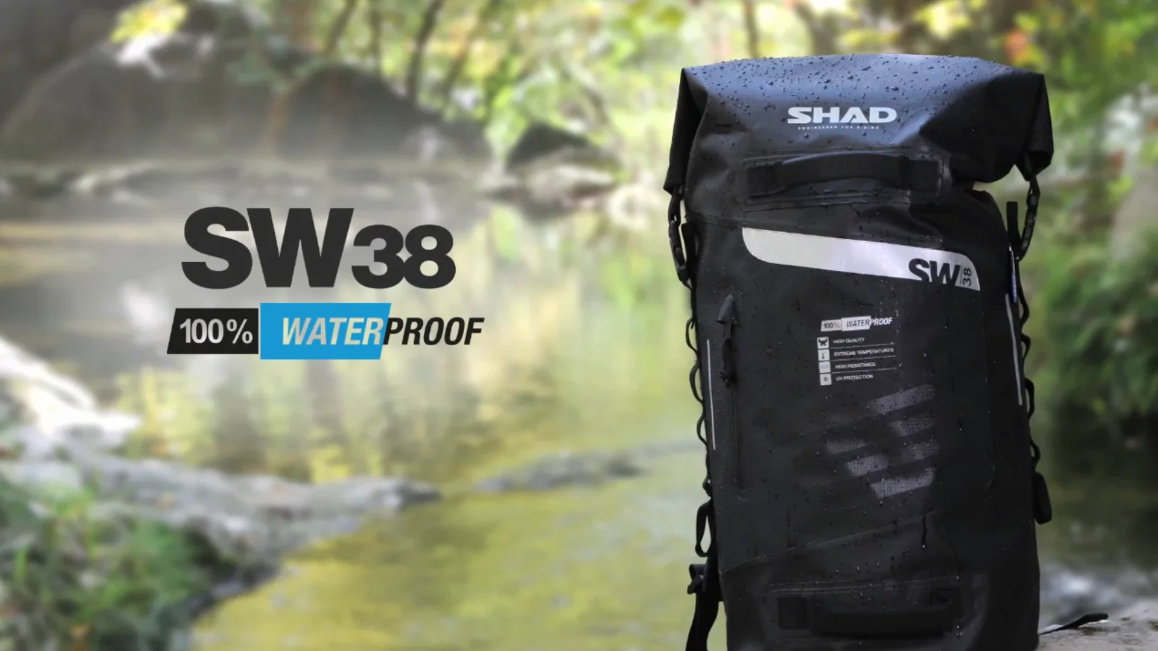PLECAK TORBA WODOSZCZELNA NA SIEDZENIE SHAD 35 L