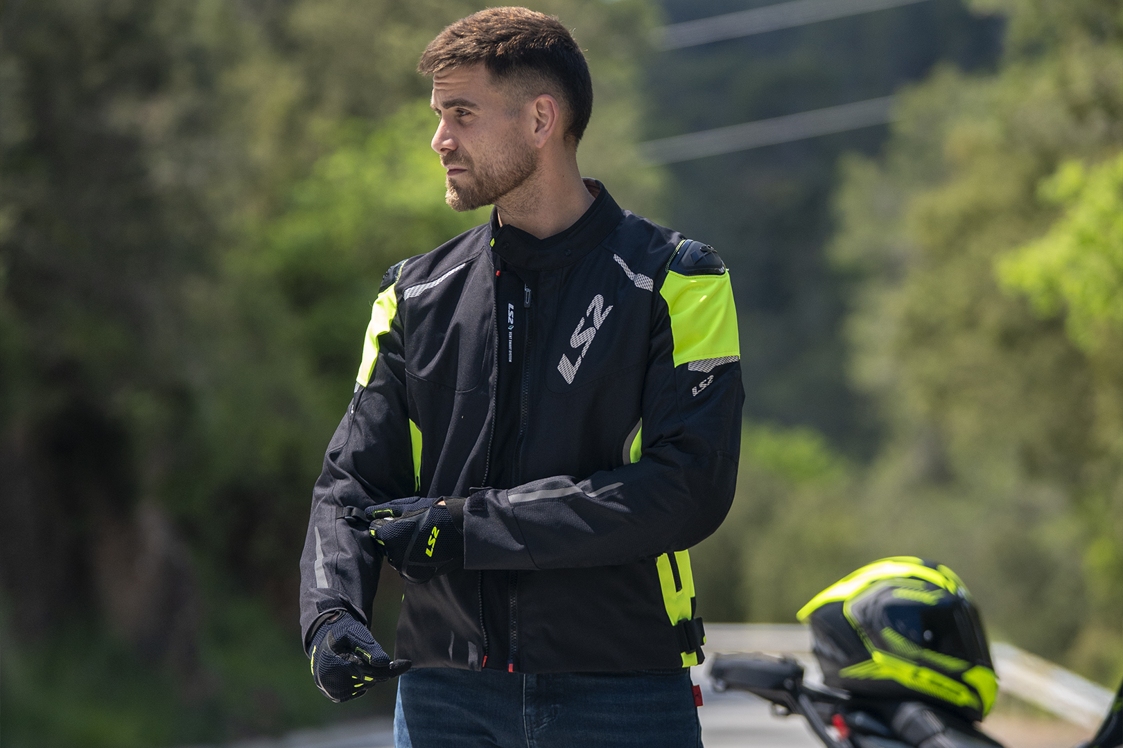 KURTKA LS2 ZOOM MAN BLACK