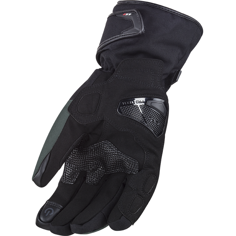 RĘKAWICE LS2 SNOW MAN BLACK GREEN M
