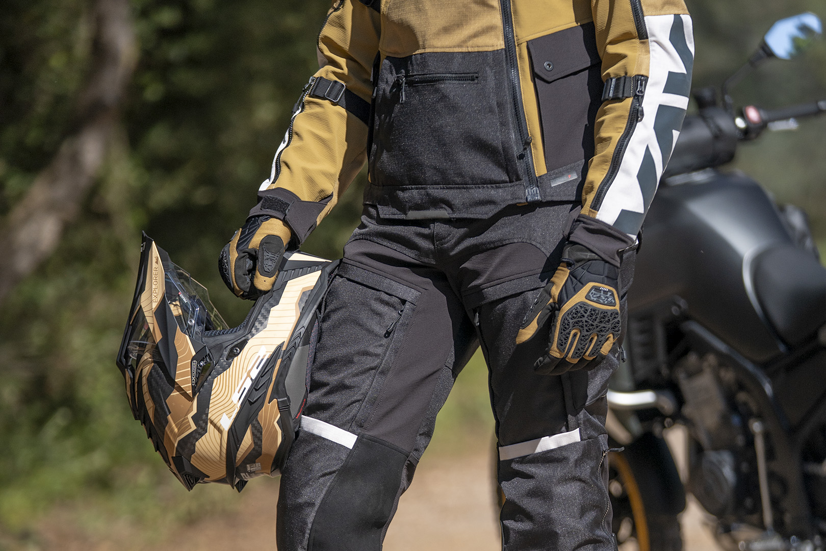RĘKAWICE LS2 ALL TERRAIN II MAN BLACK GREEN
