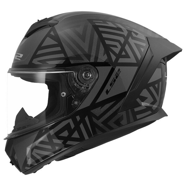 KASK LS2 FF820 RAPID III LABYRINTH BLACK GREY L