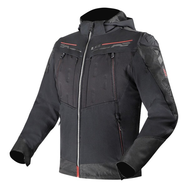 KURTKA LS2 ZIRCONIUM EVO MAN BLACK RED M