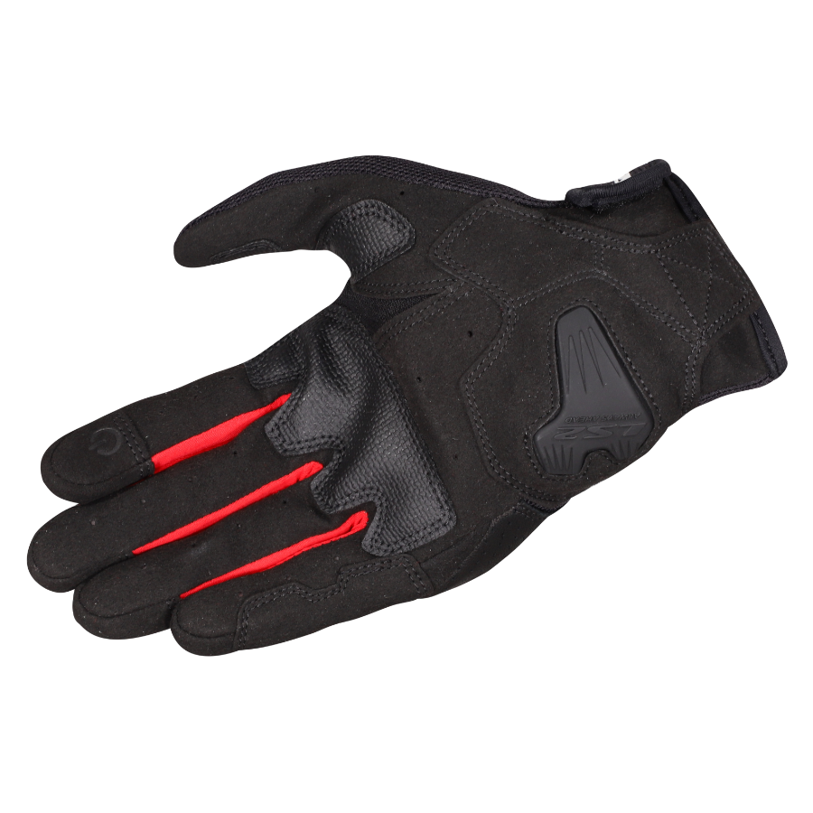 RĘKAWICE LS2 ATOM MAN BLACK RED M