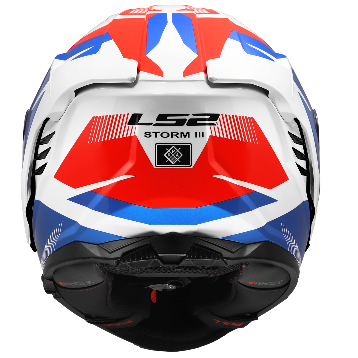 KASK LS2 FF818 STORM III KOMAI WHITE BLUE RED