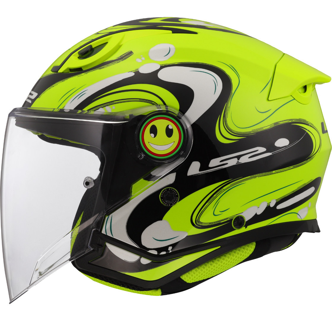 KASK LS2 OF622 FUNNY II GLUP H-VIS YELLOW