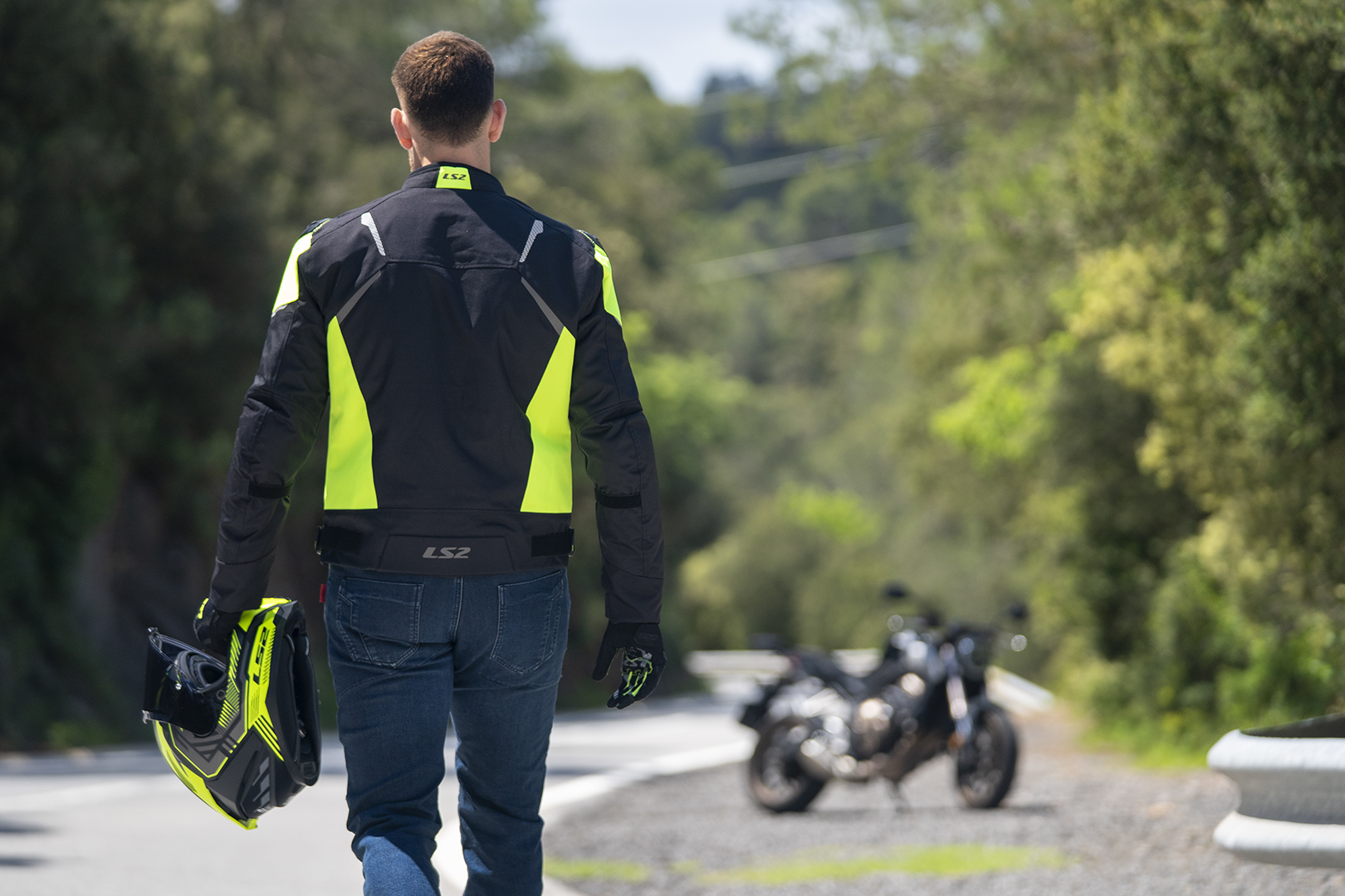 KURTKA LS2 ZOOM MAN BLACK