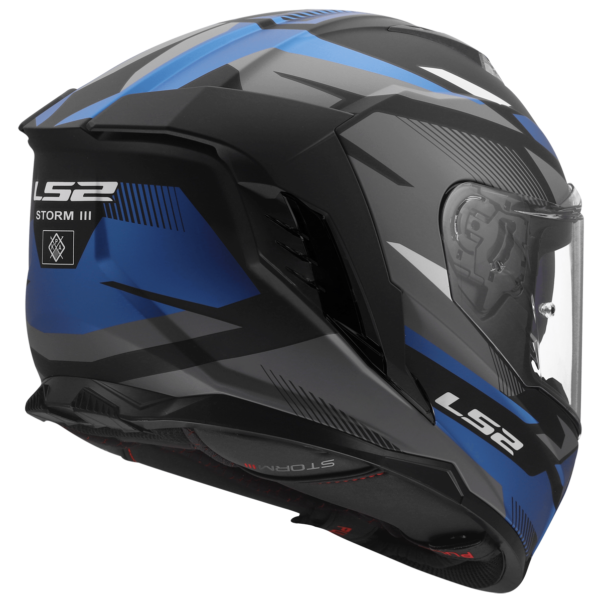 KASK LS2 FF818 STORM III KOMAI BLACK BLUE