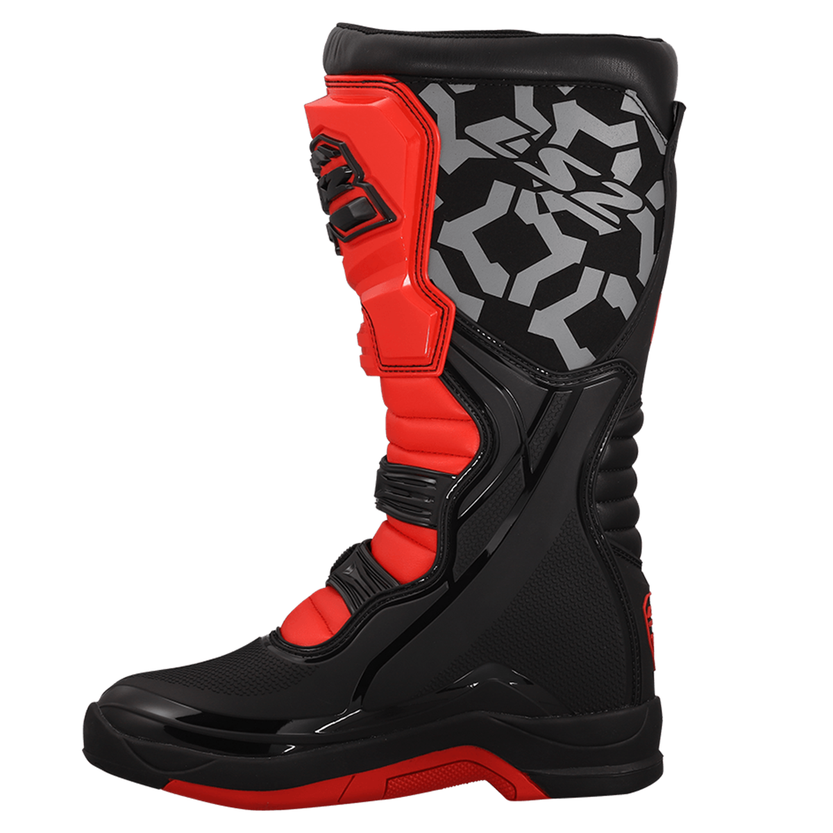 BUTY LS2 RAPTOR MAN BLACK RED
