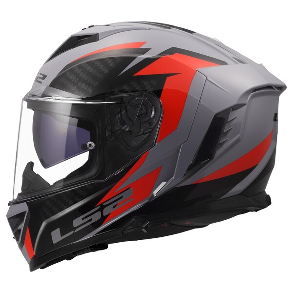 KASK LS2 FF818 STORM III DYNAMO GREY RED XS