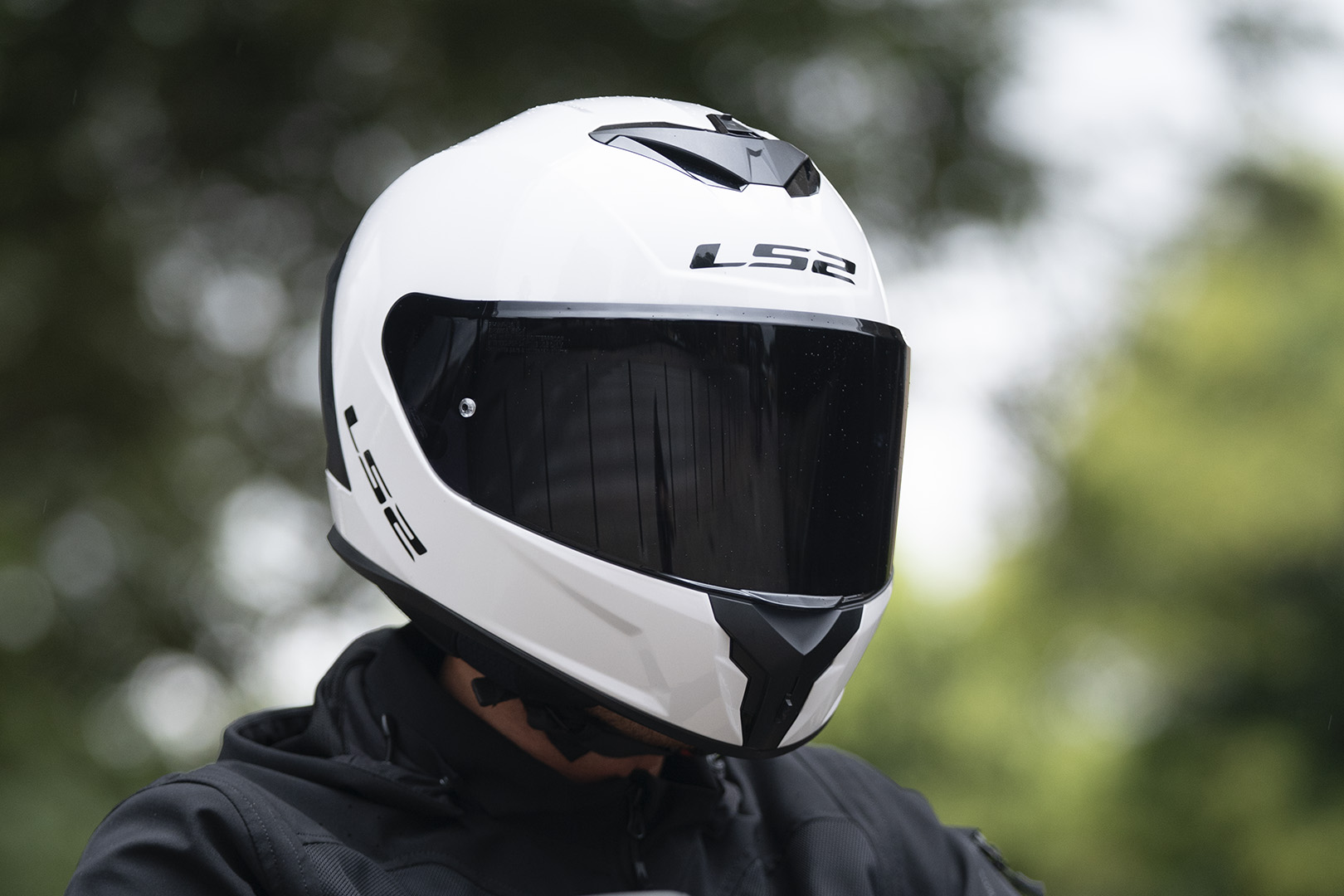 KASK LS2 FF820 RAPID III HYPER WHITE BLUE RED