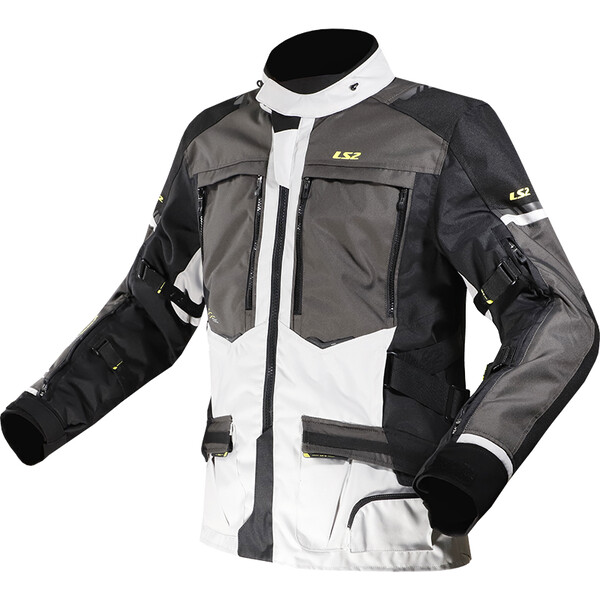 KURTKA LS2 NORWAY MAN BLACK GREY YELL.
