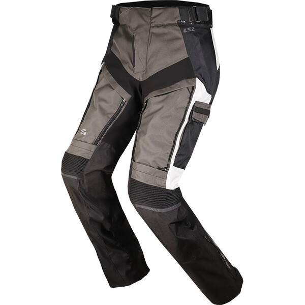 SPODNIE LS2 NORWAY MAN BLACK GREY