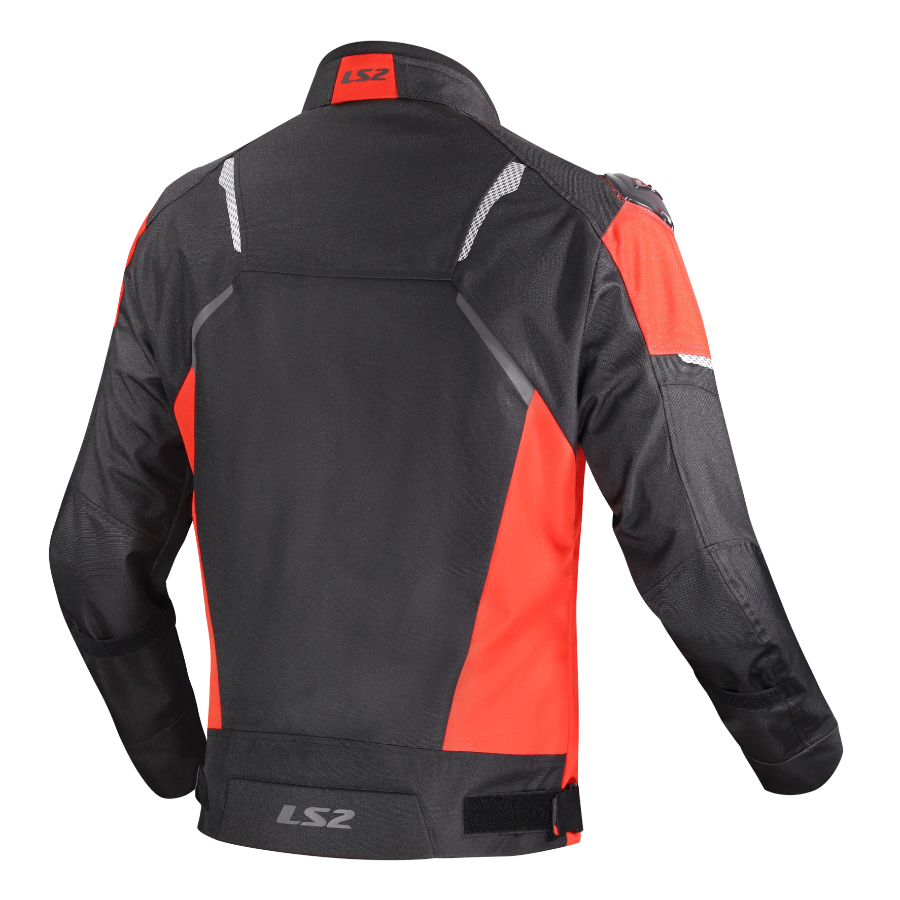 KURTKA LS2 ZOOM MAN BLACK RED M