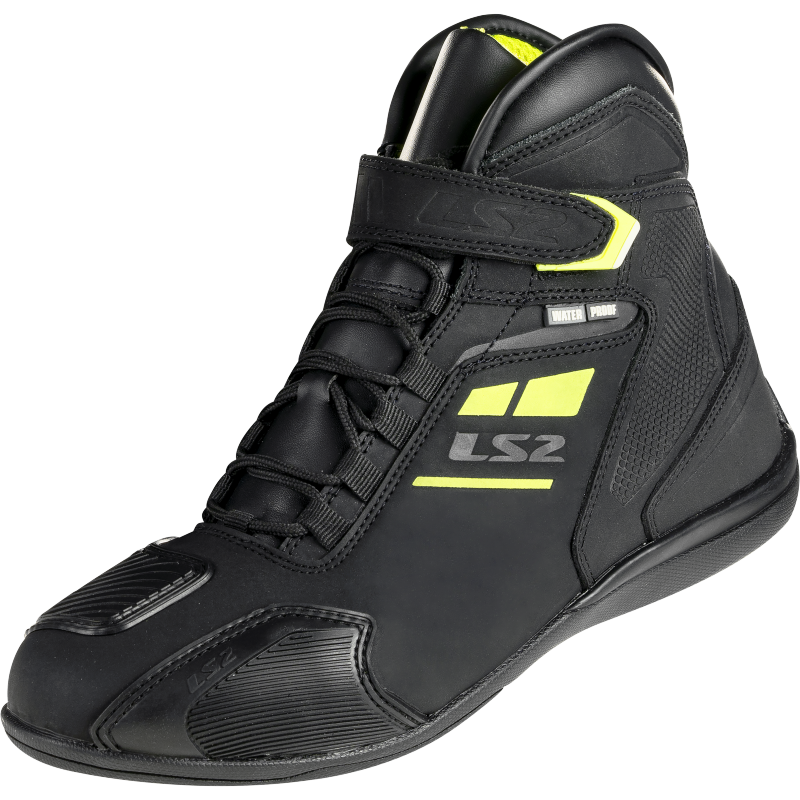 BUTY LS2 GARRA MAN WP BLACK H-V YELLOW