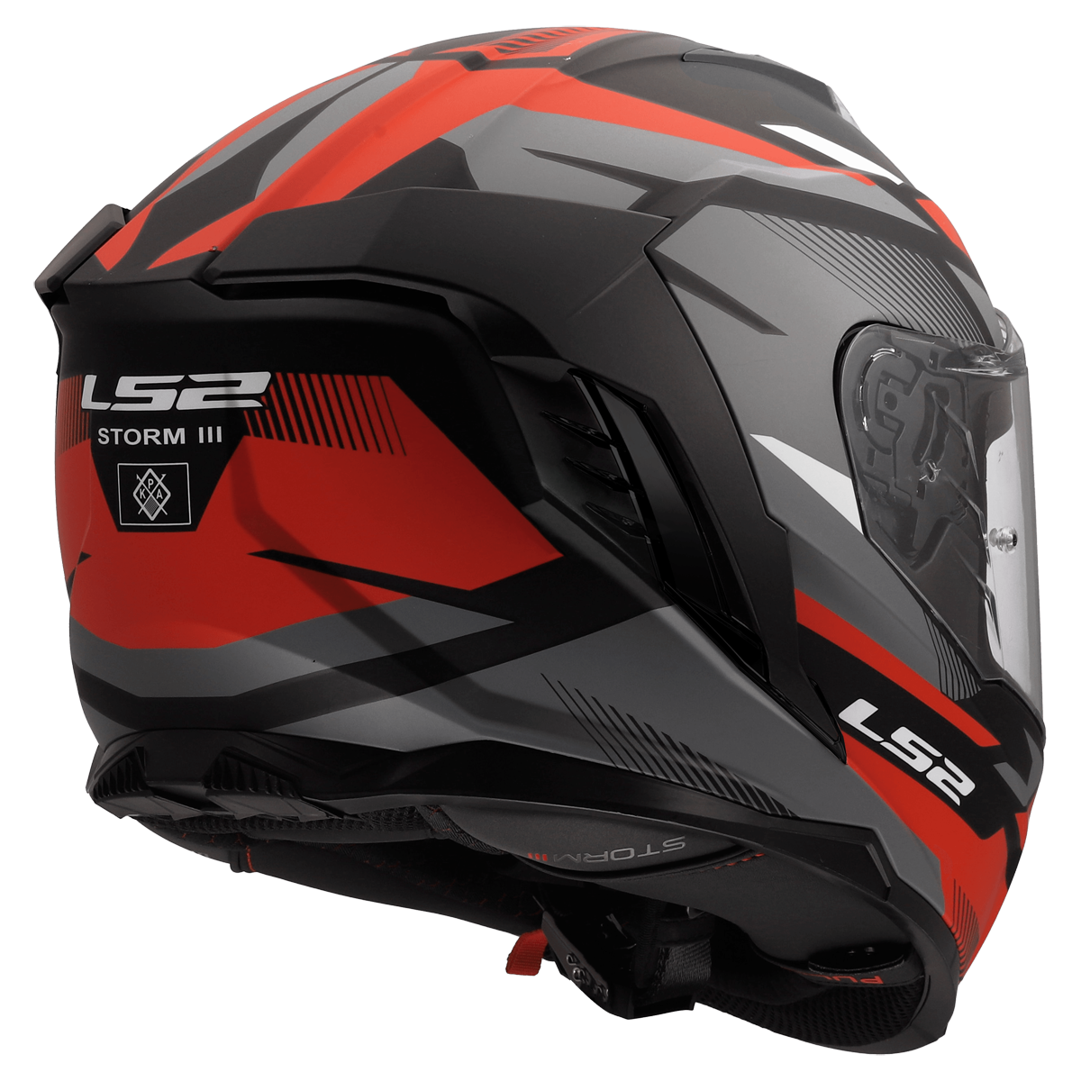KASK LS2 FF818 STORM III KOMAI BLACK RED