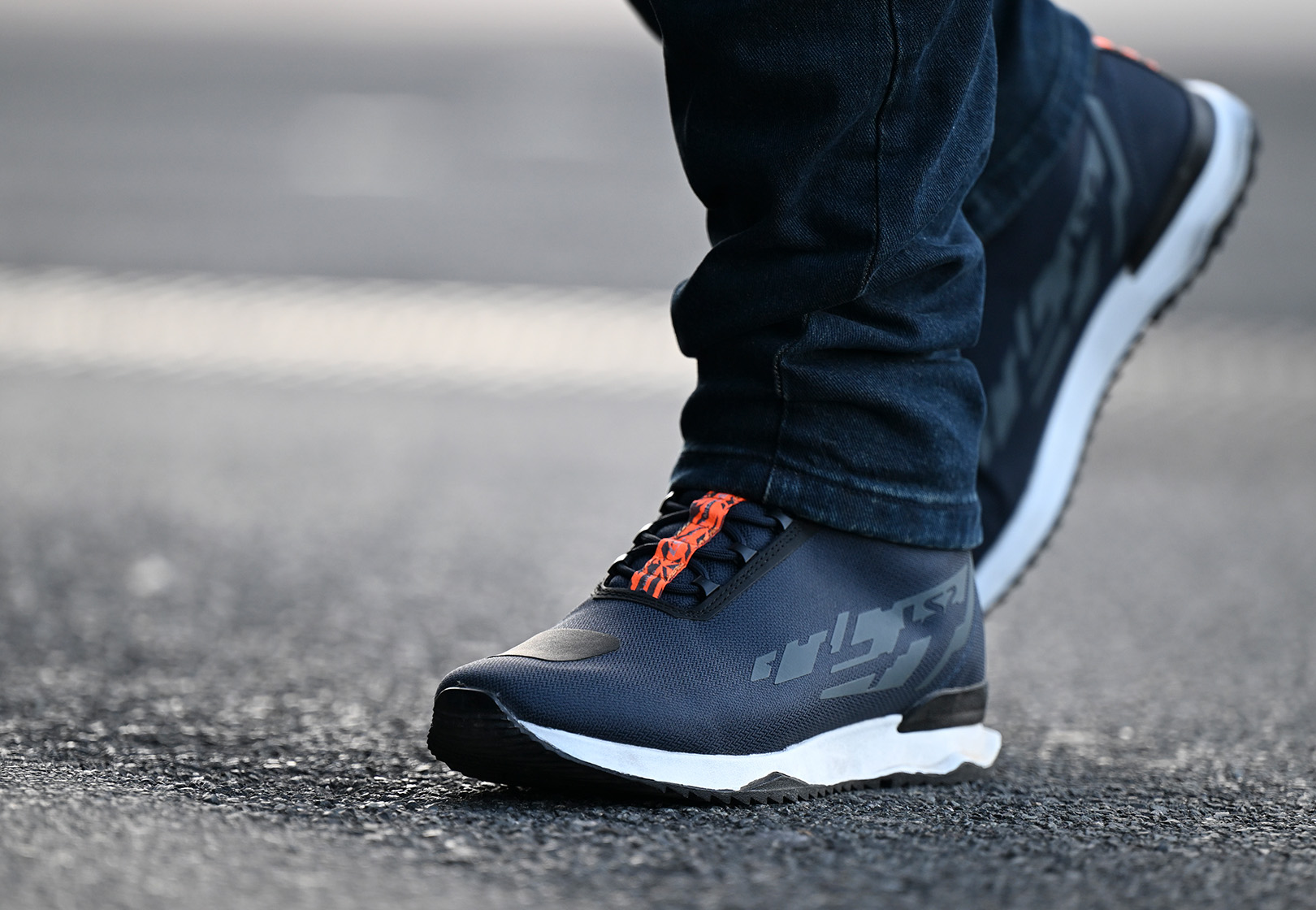 BUTY LS2 ACRUX MAN DARK BLUE H-V ORANGE