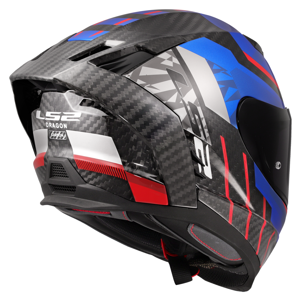 KASK LS2 FF807 DRAGON TRAX BLUE RED