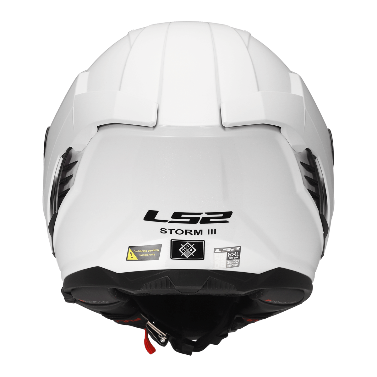 KASK LS2 FF818 STORM III SOLID GLOSS WHITE
