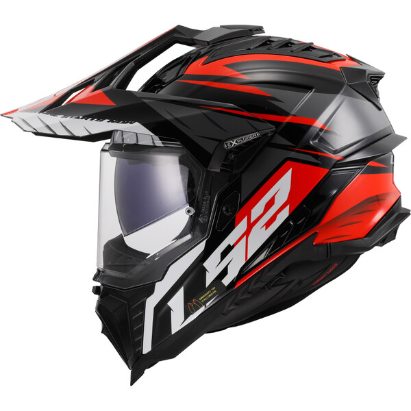KASK LS2 MX701 EXPLORER SPIRE BL. TITAN RED-06