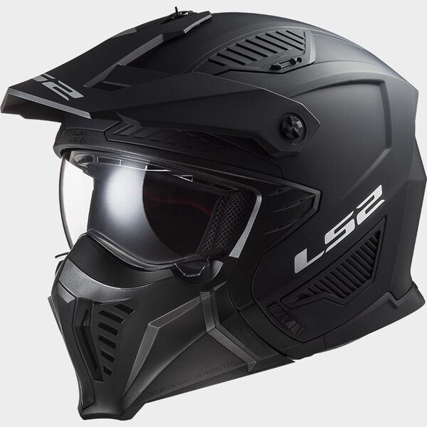 KASK LS2 OF606 DRIFTER SOLID MATT BLACK-06