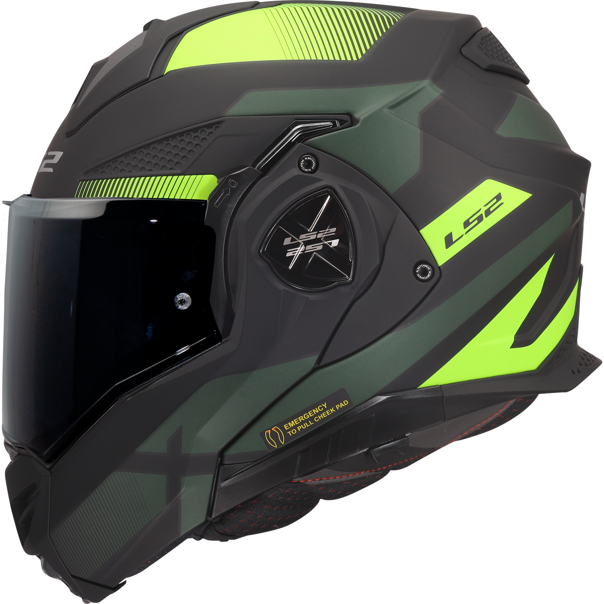 KASK LS2 FF901 ADVANT X NOVA BLACK H-V YELLOW