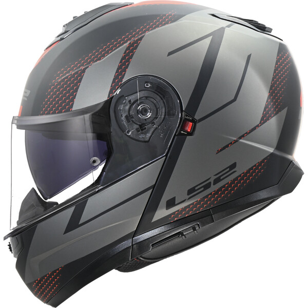 KASK LS2 FF908 STROBE II CODE M. BLACK GREY-06
