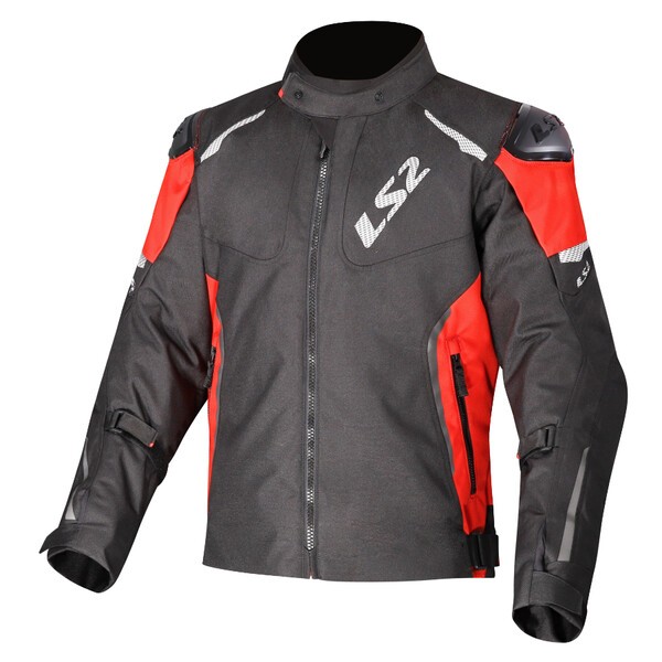 KURTKA LS2 ZOOM MAN BLACK RED M