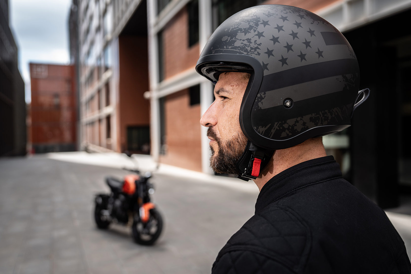 KASK LS2 OF599 SPITFIRE II WILLY BLACK GREY