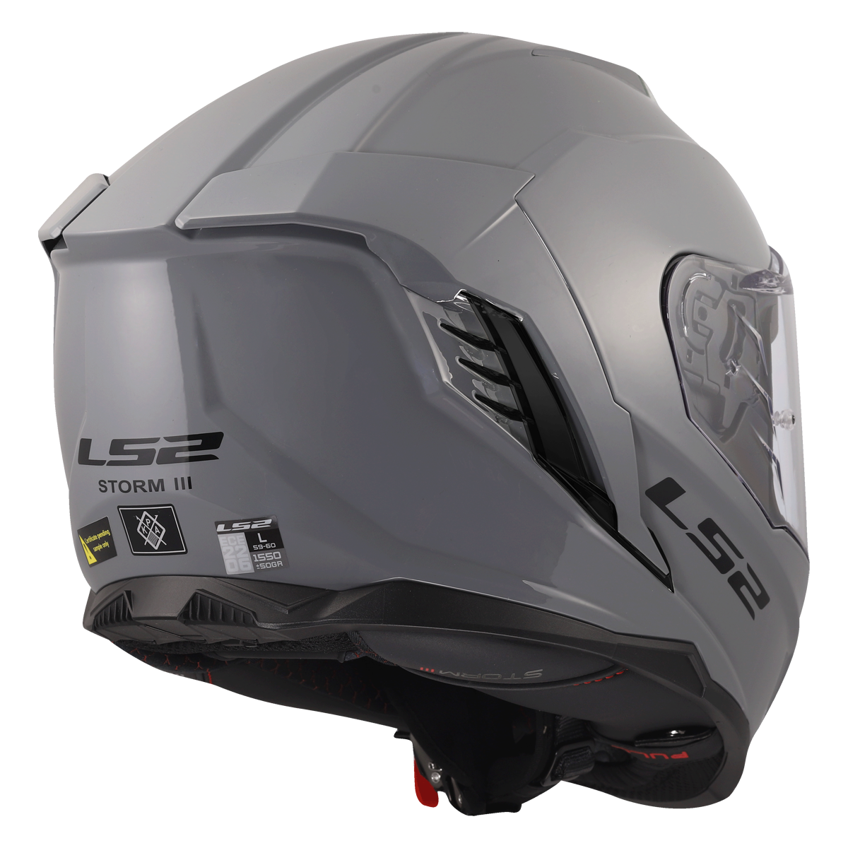 KASK LS2 FF818 STORM III SOLID NARDO GREY