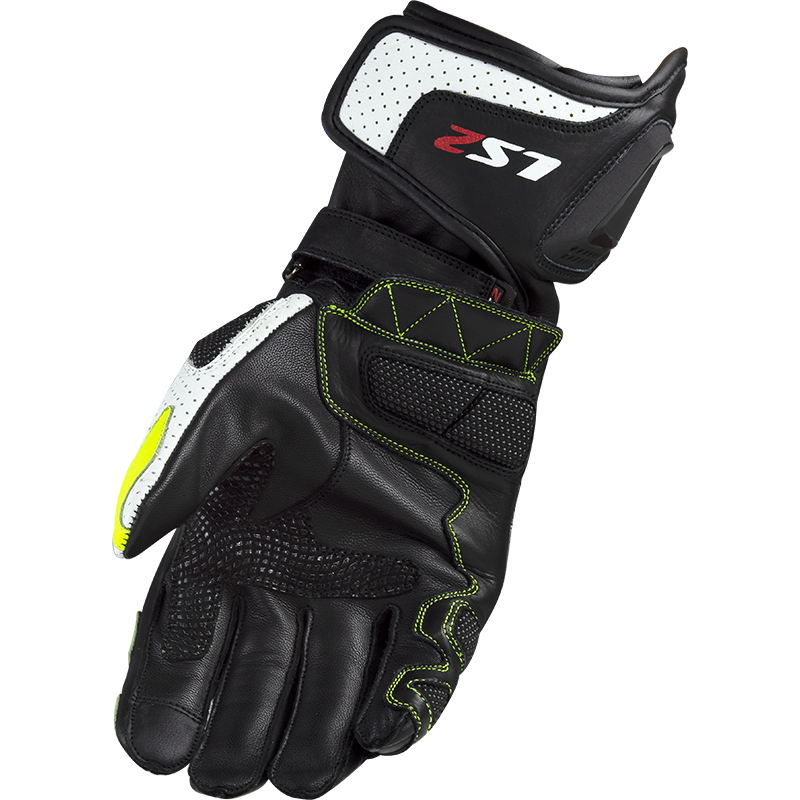 RĘKAWICE LS2 SWIFT RACING MAN BLACK YELLOW XXL