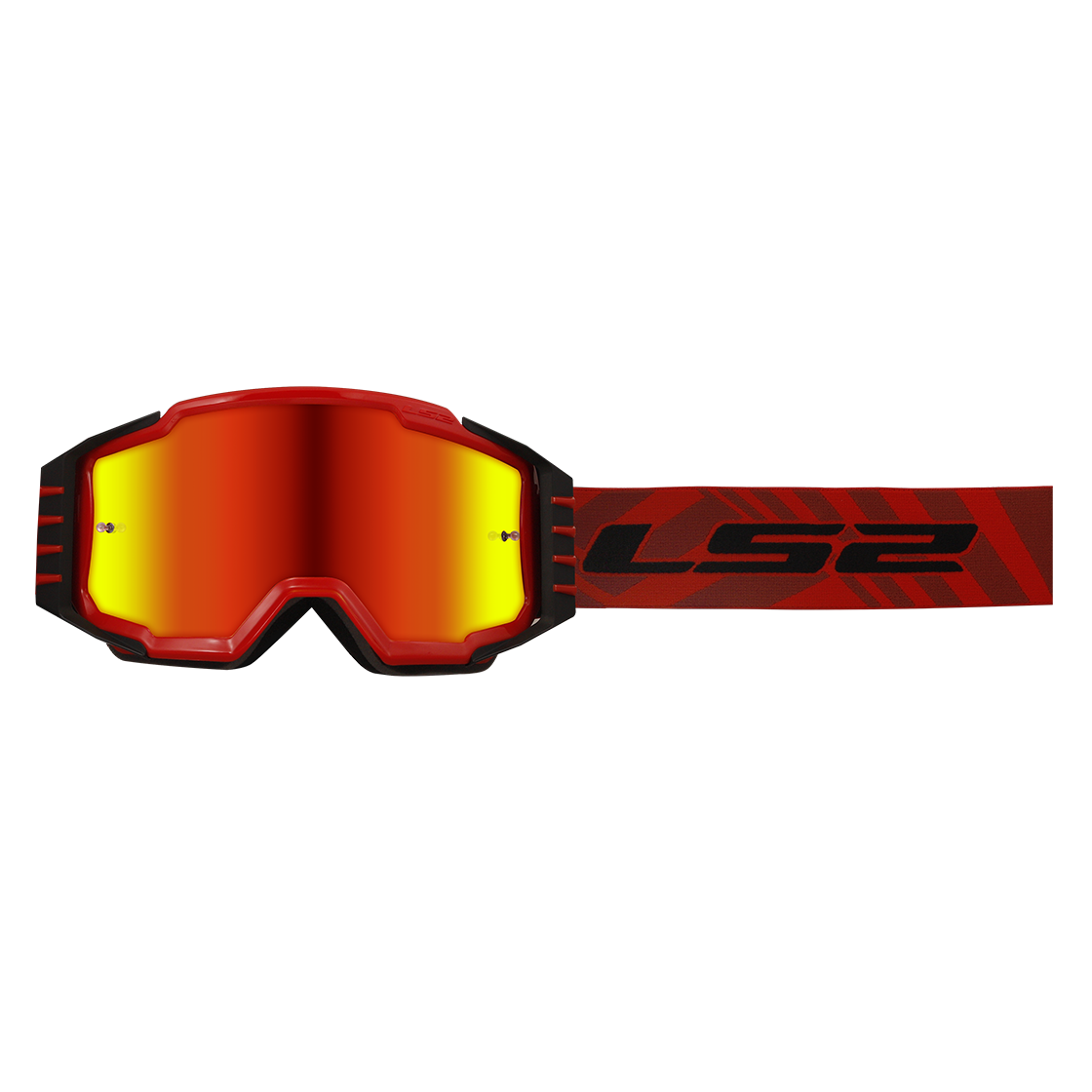 GOGLE LS2 CHARGER PRO KID RED IRIDIUM VISOR