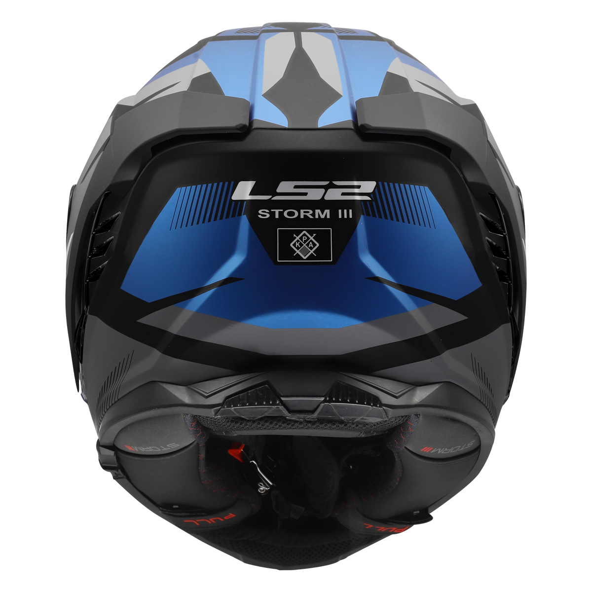 KASK LS2 FF818 STORM III KOMAI BLACK BLUE