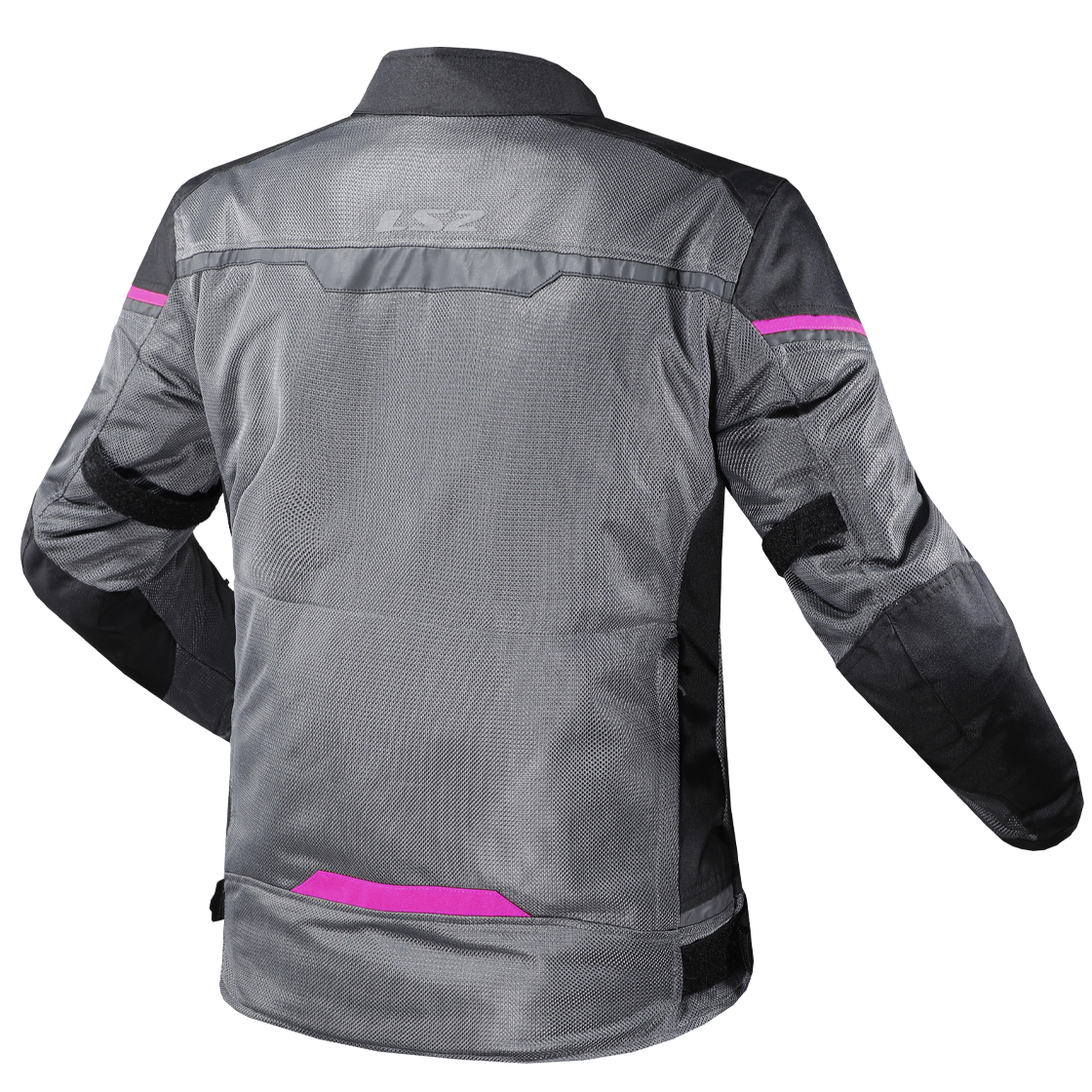 KURTKA LS2 RIVA LADY BLACK DARK GREY PINK
