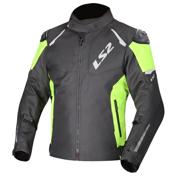 KURTKA LS2 ZOOM MAN BLACK YELLOW XL