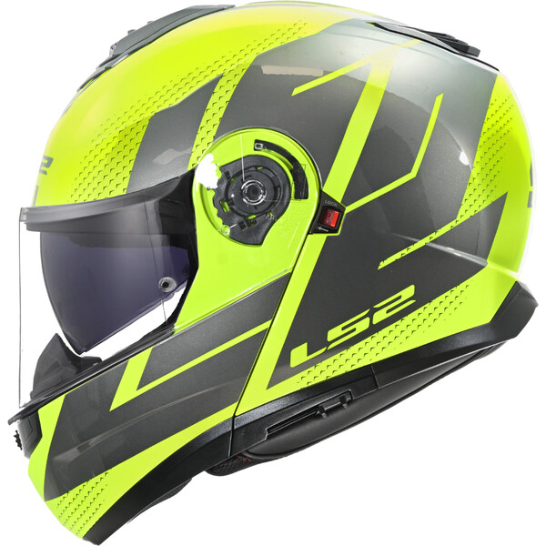 KASK LS2 FF908 STROBE II CODE H-V YEL. GREY-06