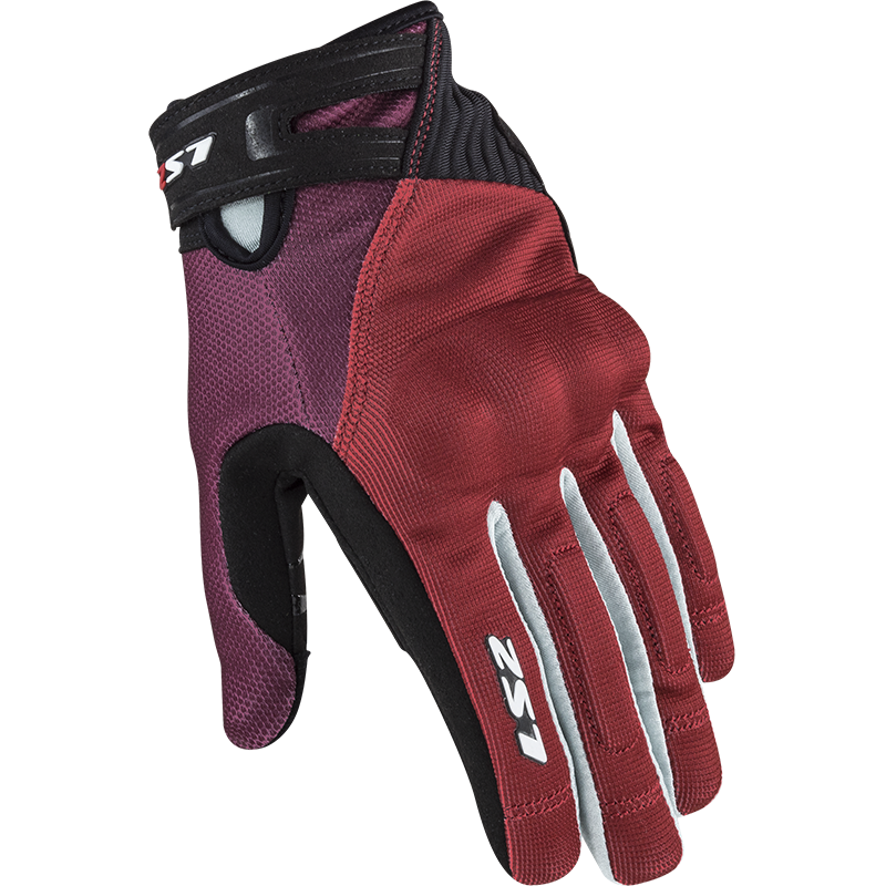 RĘKAWICE LS2 DART 2 LADY BLACK RED GREY S