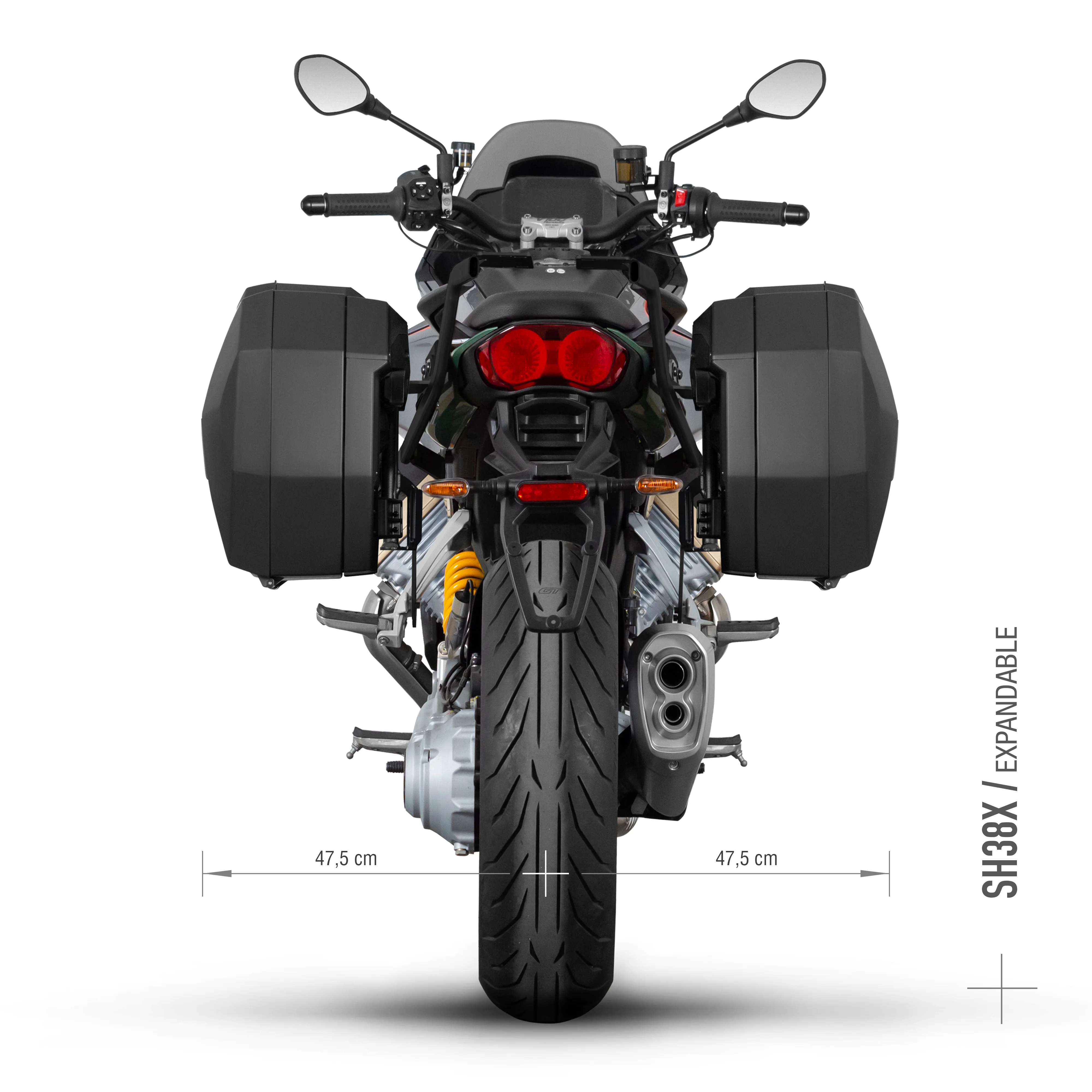 STELAŻ KUFRA BOCZNEGO 3P SHAD DO MOTO GUZZI V100
