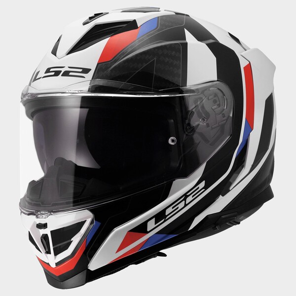 KASK LS2 FF818 STORM III SPORTY WHITE BLUE RED