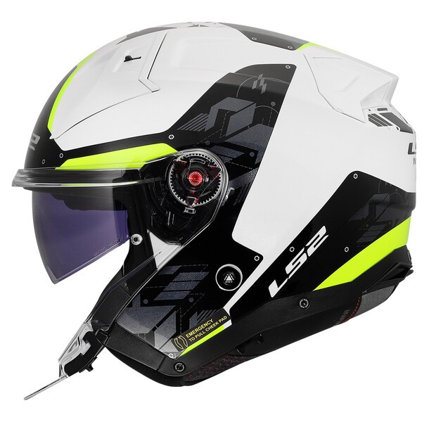 KASK LS2 OF603 INFINITY II NIGHTLINE H-V YEL.