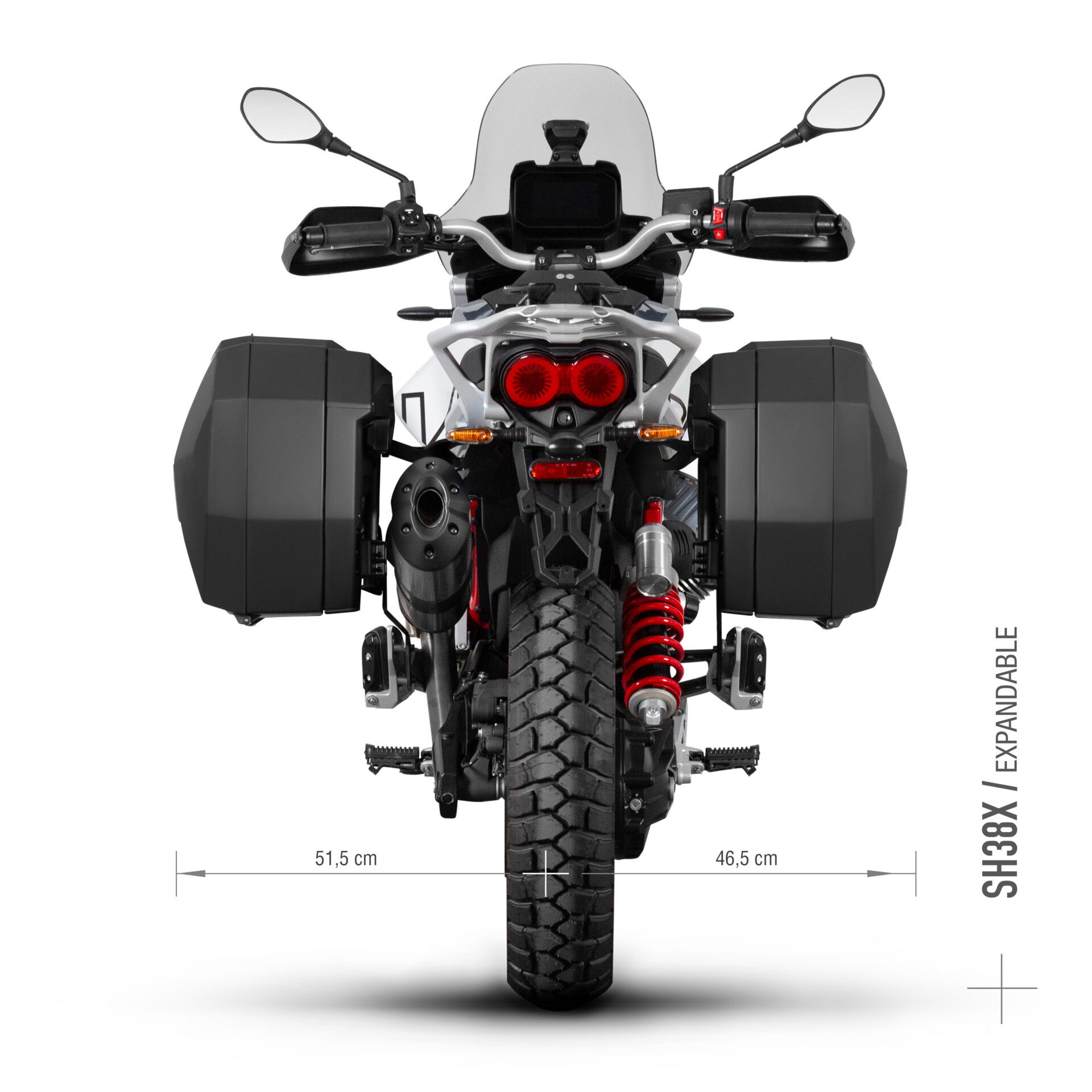 STELAŻ KUFRA BOCZNEGO 3P SHAD DO MOTO GUZZI V85 TT