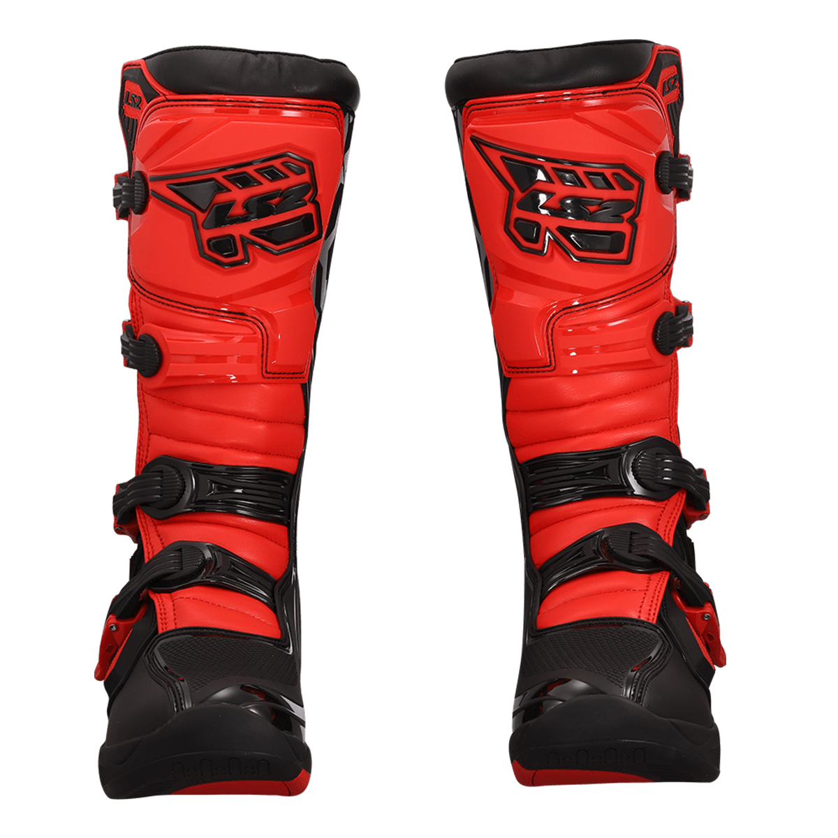 BUTY LS2 RAPTOR MAN BLACK RED