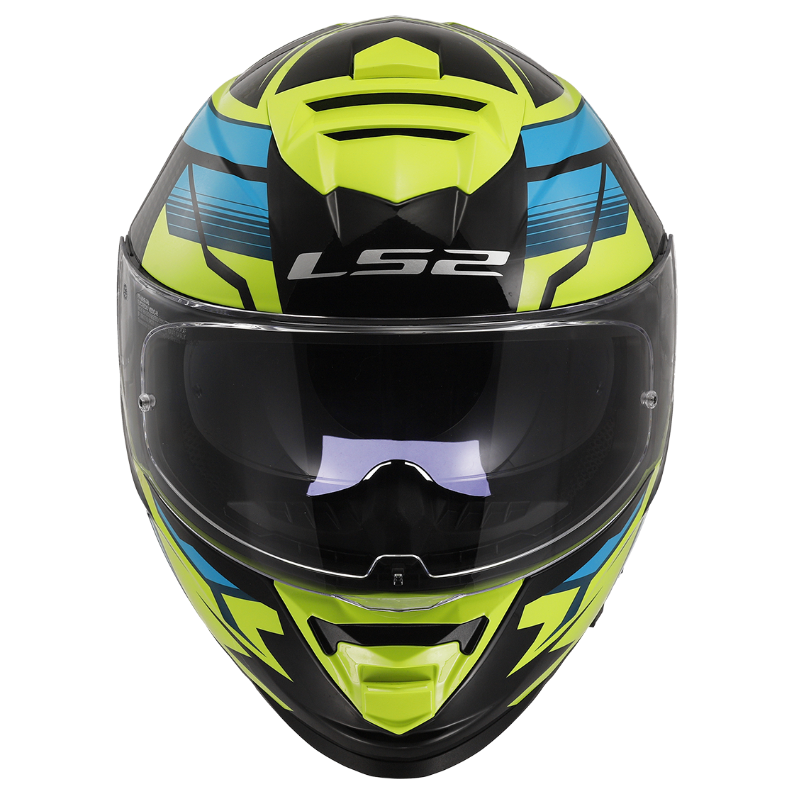 KASK LS2 FF800 STORM II TRACKER BL. H-V YEL-06