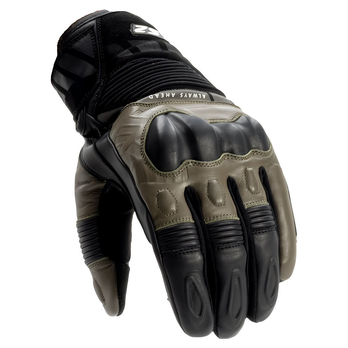 RĘKAWICE LS2 OCTANE WP LEATHER MAN BLACK BROWN