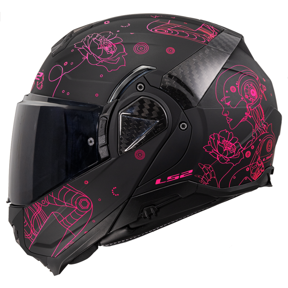 KASK LS2 FF910 ADVANT II SOPHIA BLACK PINK