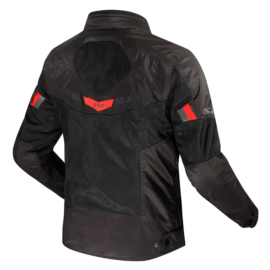 KURTKA LS2 GARDA AIR MAN BLACK RED