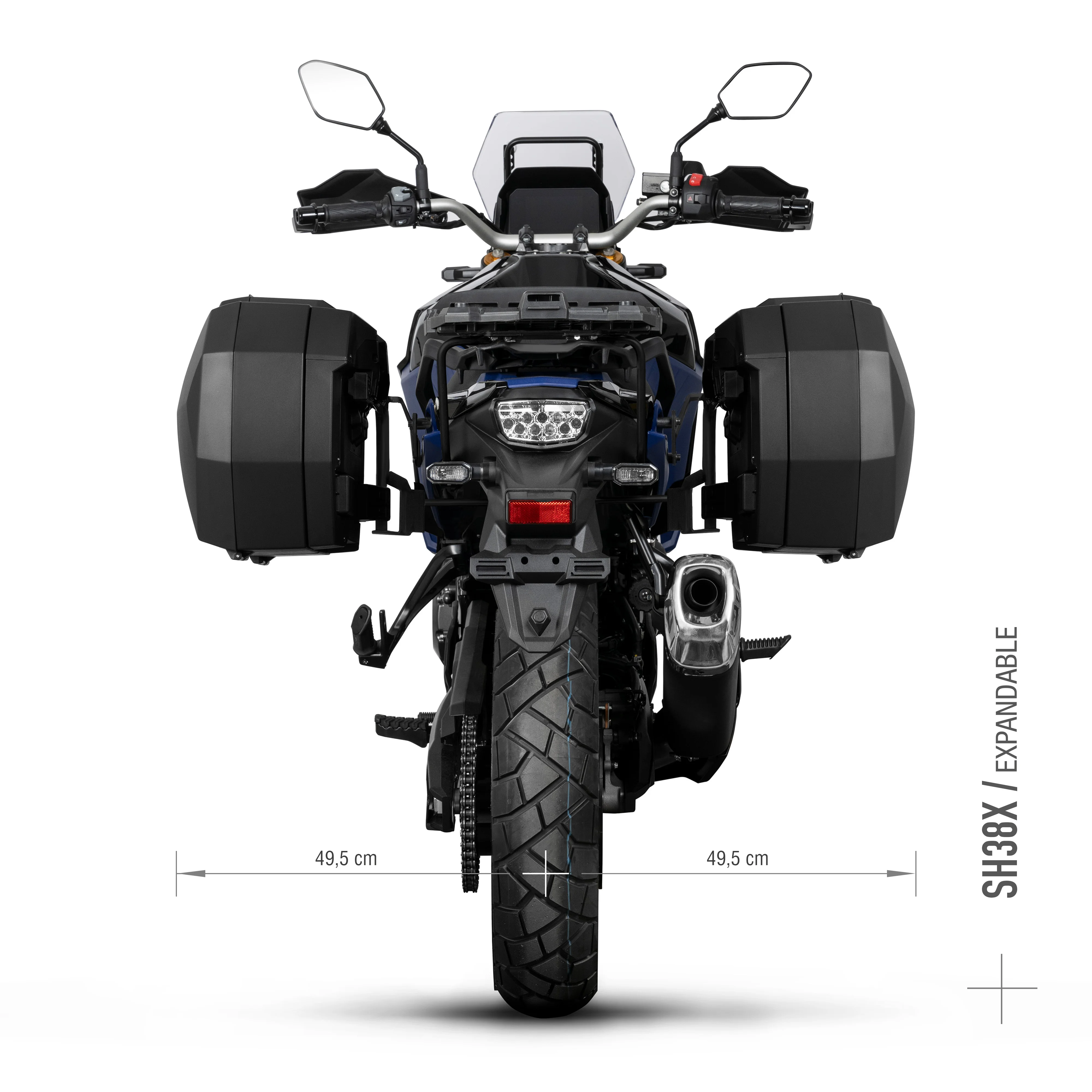 STELAŻ KUFRA BOCZNEGO 3P SHAD DO SUZUKI V-STROM 80
