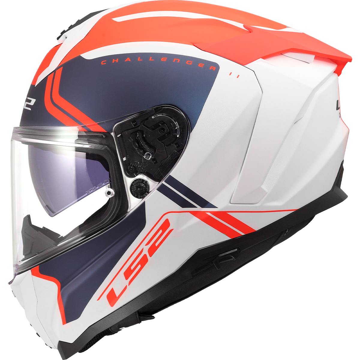 KASK LS2 FF817 CHALLENGER II TITAN WH. BL. RED XXL
