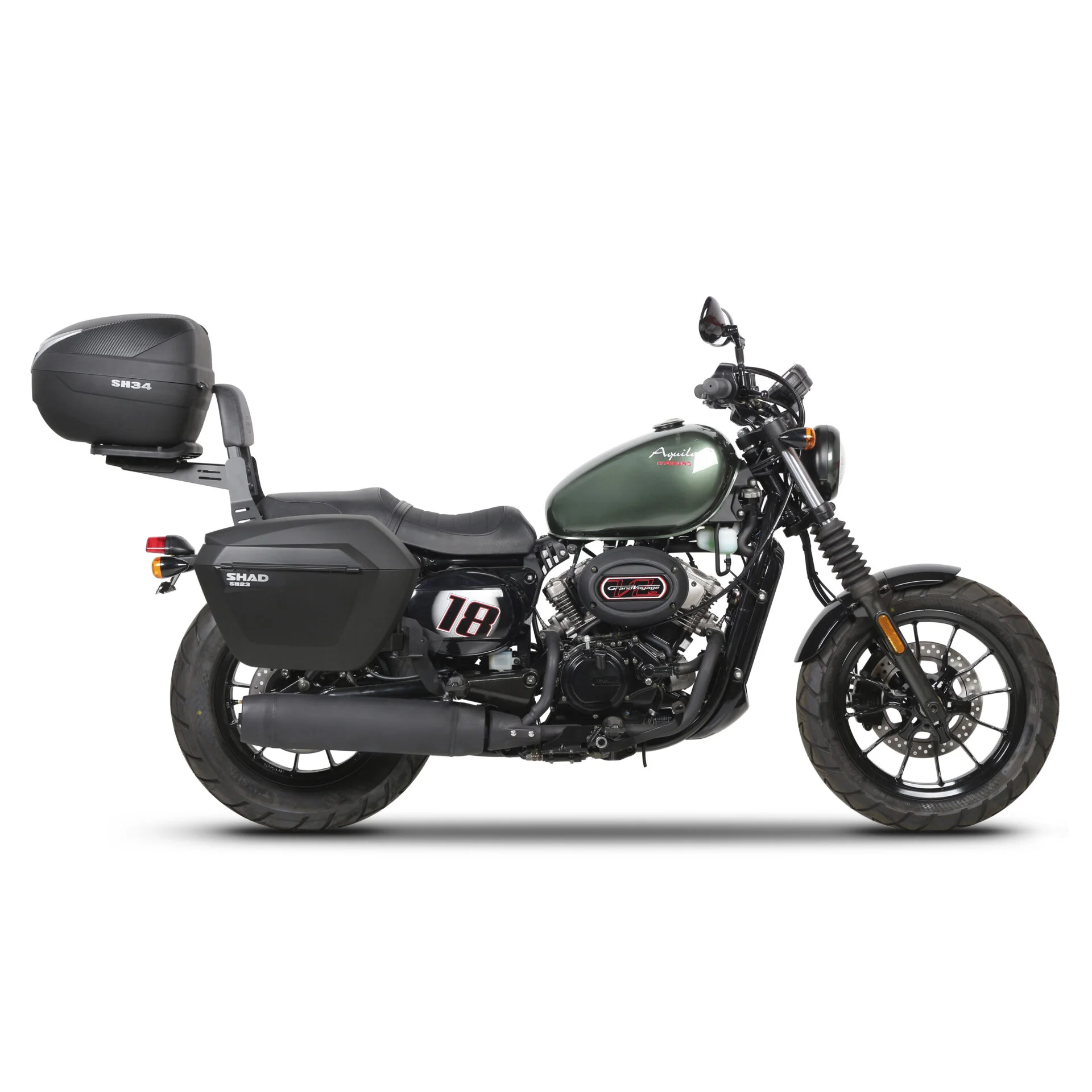 STELAŻ KUFRA BOCZNEGO 3P SHAD DO HYOSUNG GV125
